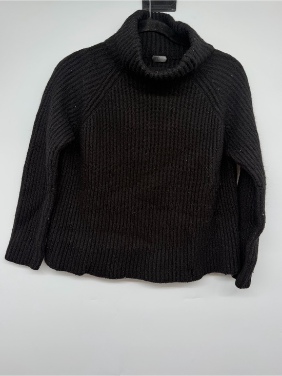 Drykorn Sweaters - DRYKORN Black Chunky Knit Turtleneck Sweater Wool Alpaca Blend